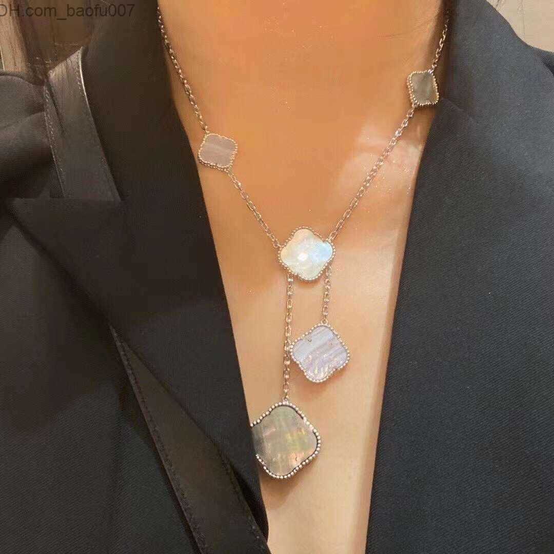 Pendant Necklaces 925 Silver Mixed Six/10-flower Desinger necklace 4/Four Leaf Clover Charm Bracelets Bangle Chain 18K Gold Agate Women gift Z230629
Pendant Necklaces 925 Silver Mixed Six/10-flower Desinger necklace 4/Four Leaf Clover Charm Bracelets Bangle Chain 18K Gold Agate Women gift Z230629