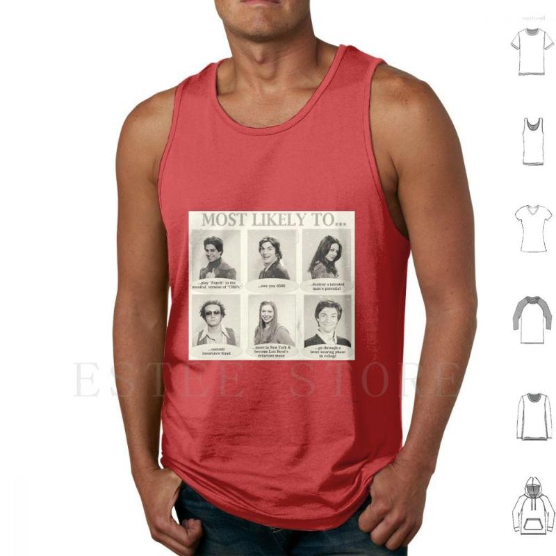 Men' Tank Tops That 70s Show Most Likely To... Yearbook Quotes Vest Sleeveless Mila Kunis Ashton, M-sleeveless-white
Men' Tank Tops That 70s Show Most Likely To... Yearbook Quotes Vest Sleeveless Mila Kunis Ashton, M-sleeveless-white