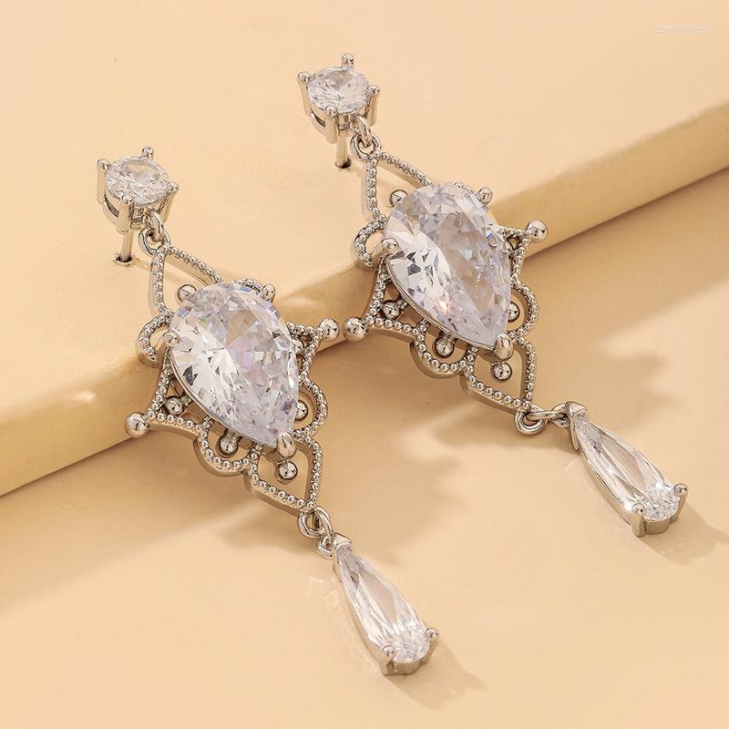 Dangle Earrings Korean Fashion Silver Color Waterdrop Drop For Women Girls Luxury Shiny Crystal Hollow Party Jewelry
Dangle Earrings Korean Fashion Silver Color Waterdrop Drop For Women Girls Luxury Shiny Crystal Hollow Party Jewelry