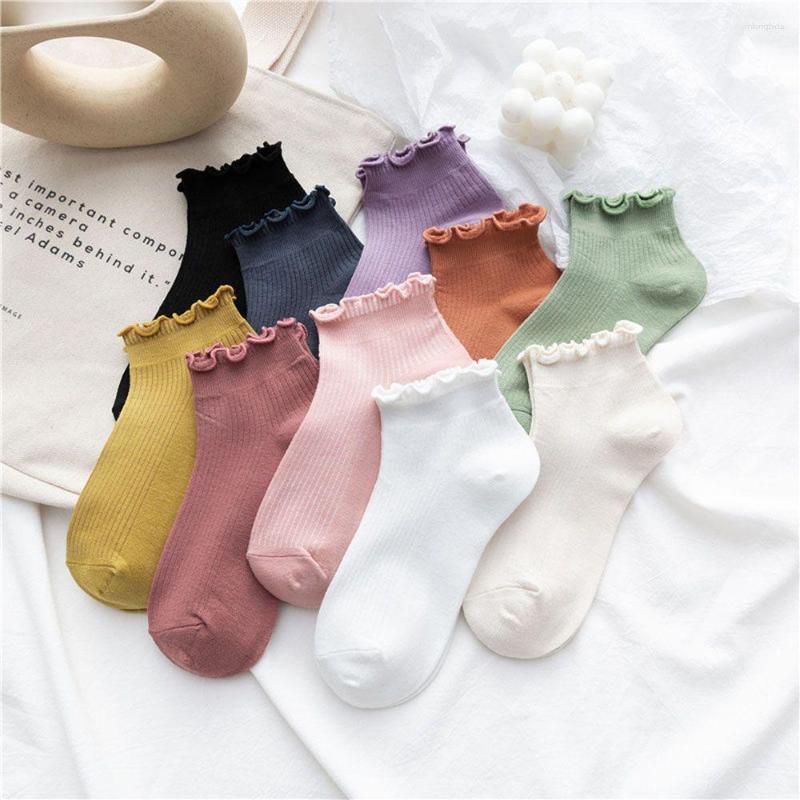 Women Socks Breathable Cotton Spring Summer Casual Ankle Short Boat Women's Frilly Ruffle, Beige-
Women Socks Breathable Cotton Spring Summer Casual Ankle Short Boat Women's Frilly Ruffle, Beige-