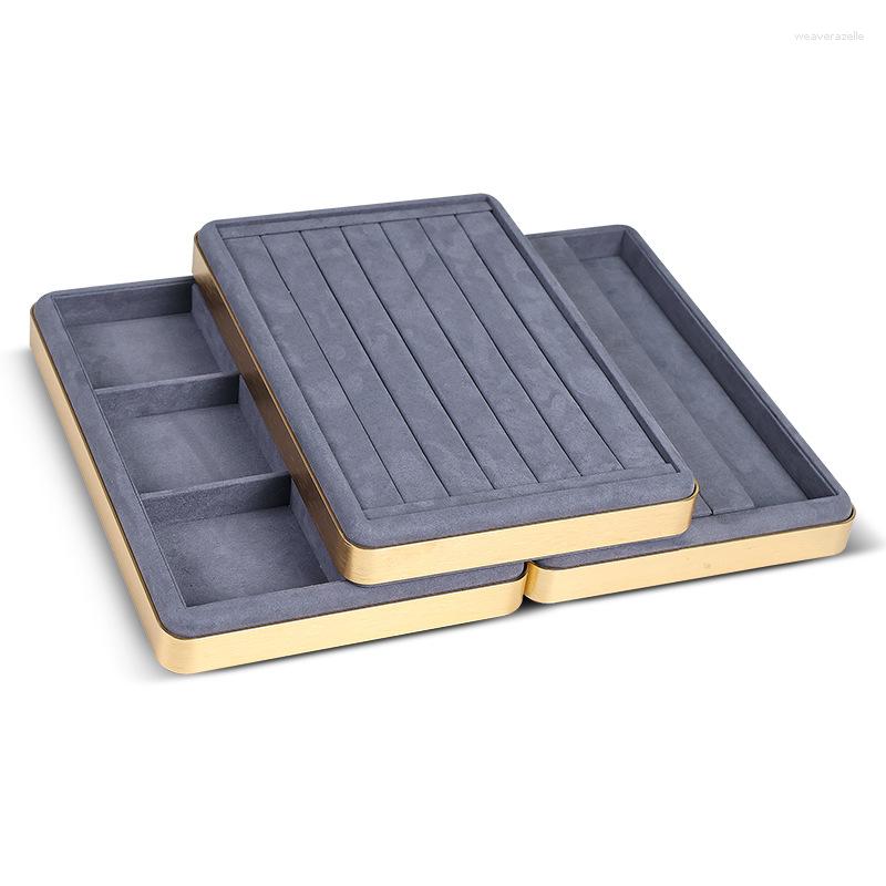 Jewelry Pouches Jewellery Earring Necklace Pendant Bracelet Tray Velvet Gray Storage Box High Quality Pretty 6/16 Slots
Jewelry Pouches Jewellery Earring Necklace Pendant Bracelet Tray Velvet Gray Storage Box High Quality Pretty 6/16 Slots