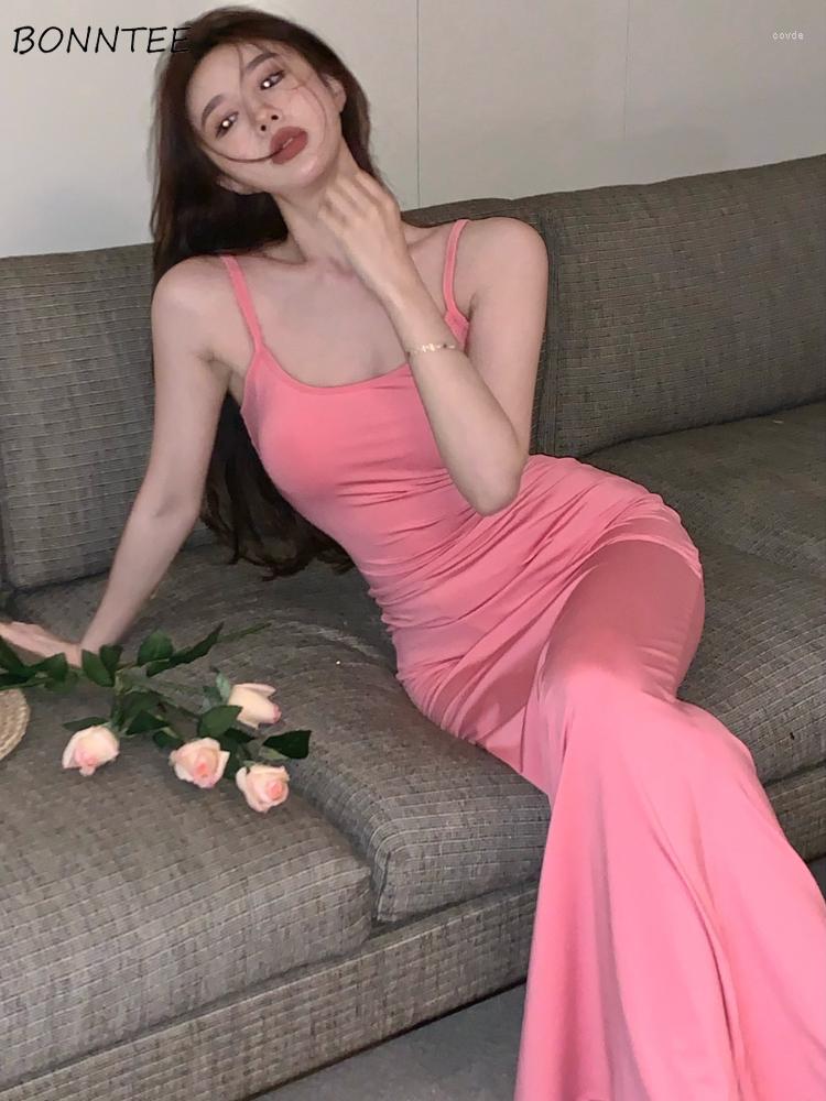 Casual Dresses Sleeveless Dress Women Spaghetti Strap Trumpet Sexy Solid Female Club Slim Chic Korean Floor-Length Cozy All-match Fit, Brown
Casual Dresses Sleeveless Dress Women Spaghetti Strap Trumpet Sexy Solid Female Club Slim Chic Korean Floor-Length Cozy All-match Fit, Brown