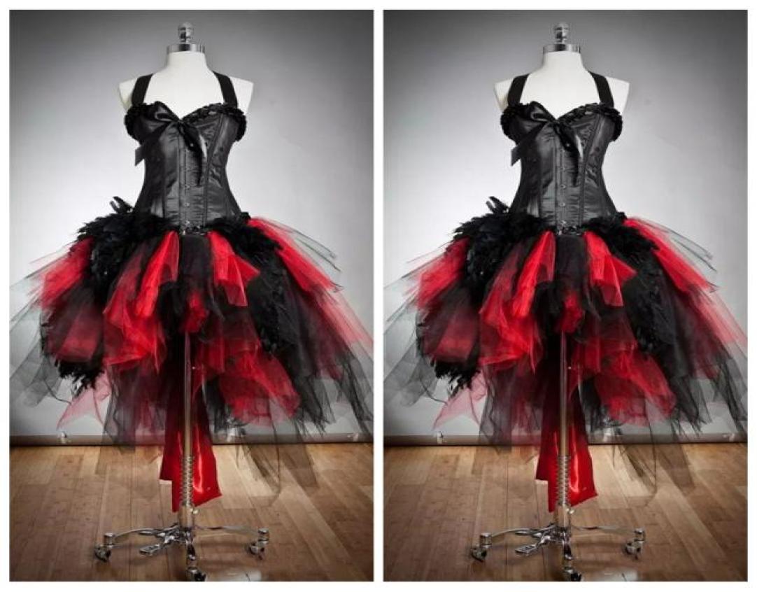 2022 Halter Slim Ball Gown Tulle Gothic Red and Black Corset Prom Dresses Custom Size Fur and Tulle Burlesque Hi Lo Special Party 5381484, Same as image
2022 Halter Slim Ball Gown Tulle Gothic Red and Black Corset Prom Dresses Custom Size Fur and Tulle Burlesque Hi Lo Special Party 5381484, Same as image