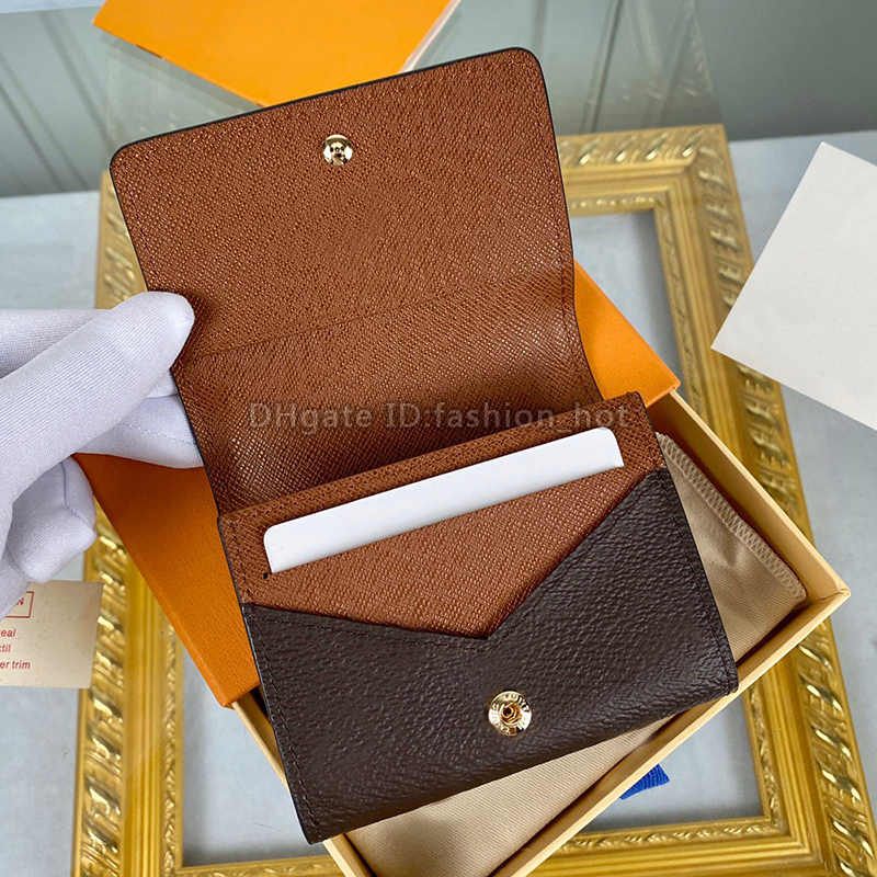 Designer Luxury Card Holder Men Coin Business Credit Card Ticket Holders Key Case Pocket Organizer Women Mini Wallet M63801, Brown flowers
Designer Luxury Card Holder Men Coin Business Credit Card Ticket Holders Key Case Pocket Organizer Women Mini Wallet M63801, Brown flowers