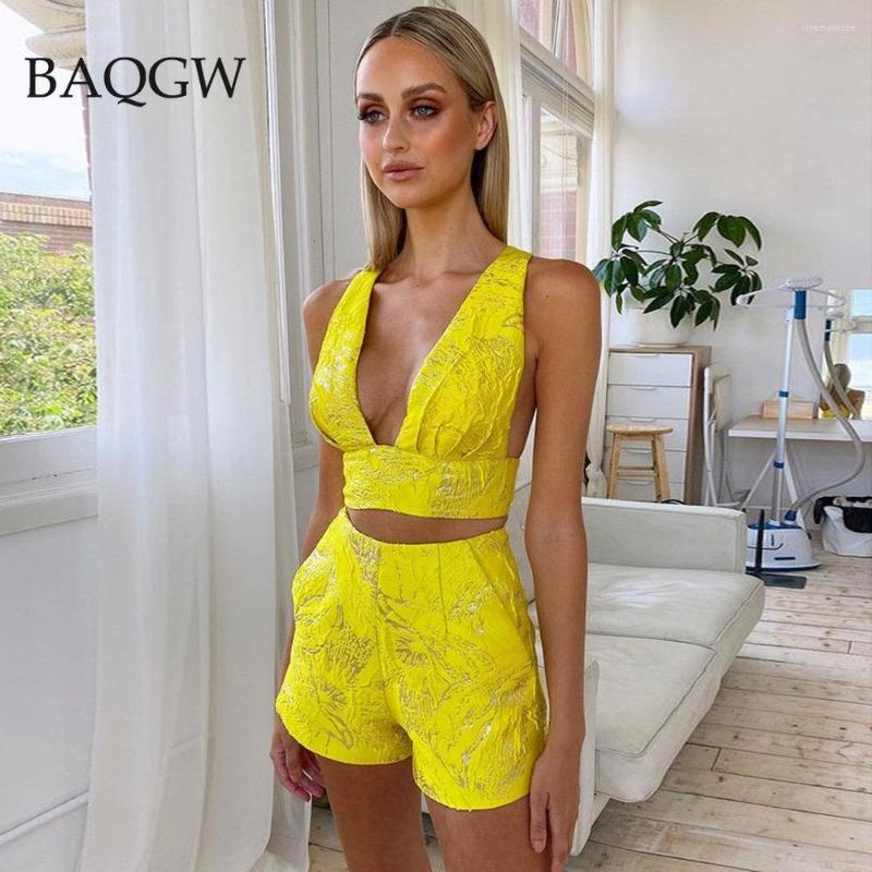 Women's Tracksuits Elegant Sexy Deep V Neck Sleeveless Two Piece Sets Jacquard Party Crop Top Women Blue Bodycon Shorts Suits Evening Club
Women's Tracksuits Elegant Sexy Deep V Neck Sleeveless Two Piece Sets Jacquard Party Crop Top Women Blue Bodycon Shorts Suits Evening Club