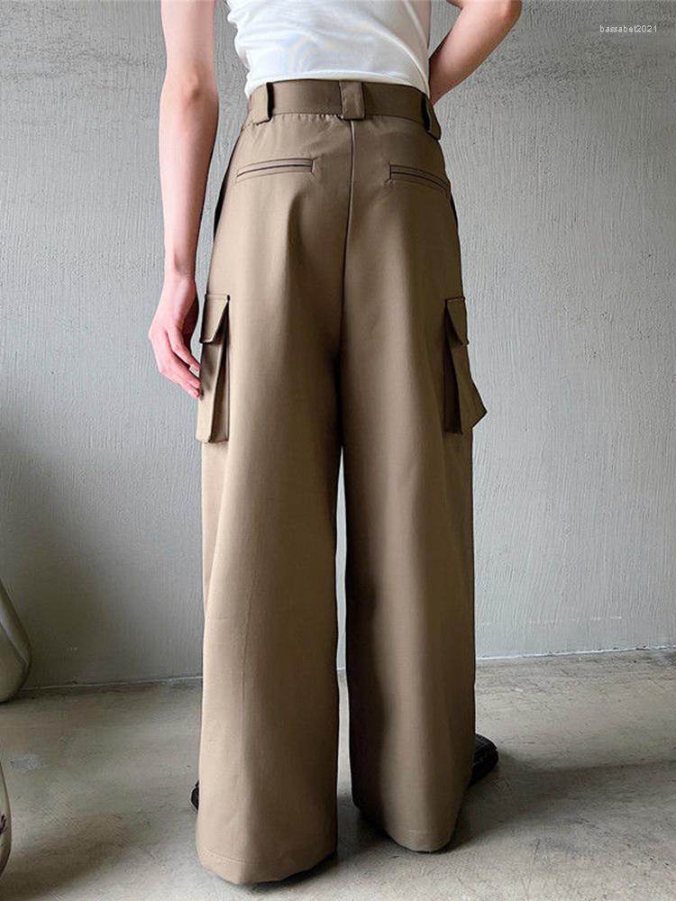 Men's Pants Casual Wide Leg Trousers Korean Style 2023 High Waist Metal Piece Pocket Decoration Fashionable 9A2104, Black
Men's Pants Casual Wide Leg Trousers Korean Style 2023 High Waist Metal Piece Pocket Decoration Fashionable 9A2104, Black