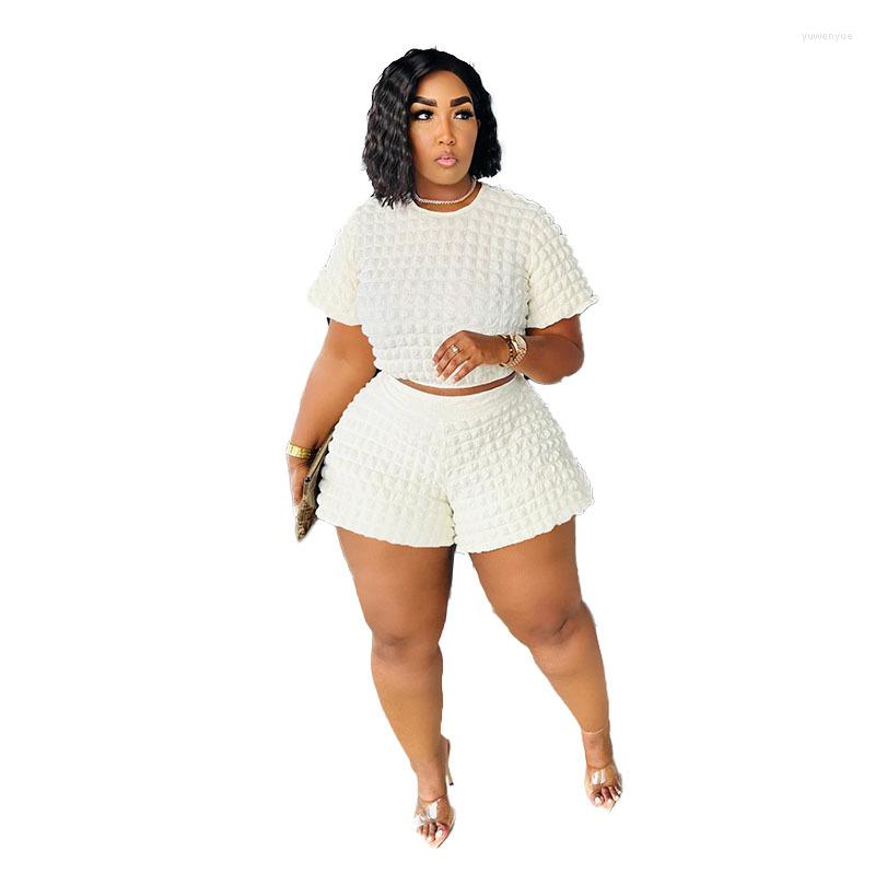 Women's Tracksuits European And American Fashion Fat Shorts Bubble Cloth Selling Set
Women's Tracksuits European And American Fashion Fat Shorts Bubble Cloth Selling Set
