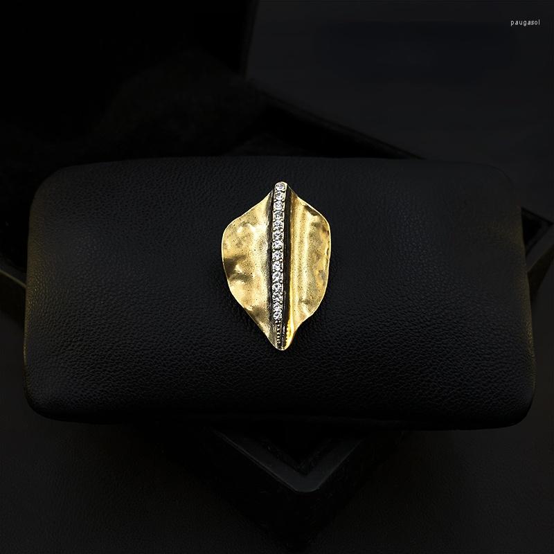 Brooches Original Retro Leaf Brooch High-End Suit Collar Pin Women's Luxury Plant Rhinestone Jewelry Pins Accessories Scarf Cardigan
Brooches Original Retro Leaf Brooch High-End Suit Collar Pin Women's Luxury Plant Rhinestone Jewelry Pins Accessories Scarf Cardigan