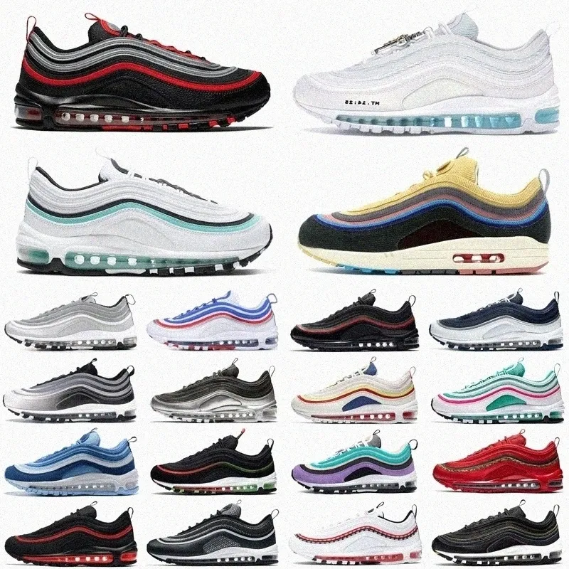 OG 97 Shoe Men Women Running Shoes 97s Chaussure Mschf Lil Nas Satan Jesus Triple White Undefeated Black Sean Wotherspoon Bred Outdoor Sports Trainers, Box
OG 97 Shoe Men Women Running Shoes 97s Chaussure Mschf Lil Nas Satan Jesus Triple White Undefeated Black Sean Wotherspoon Bred Outdoor Sports Trainers, Box