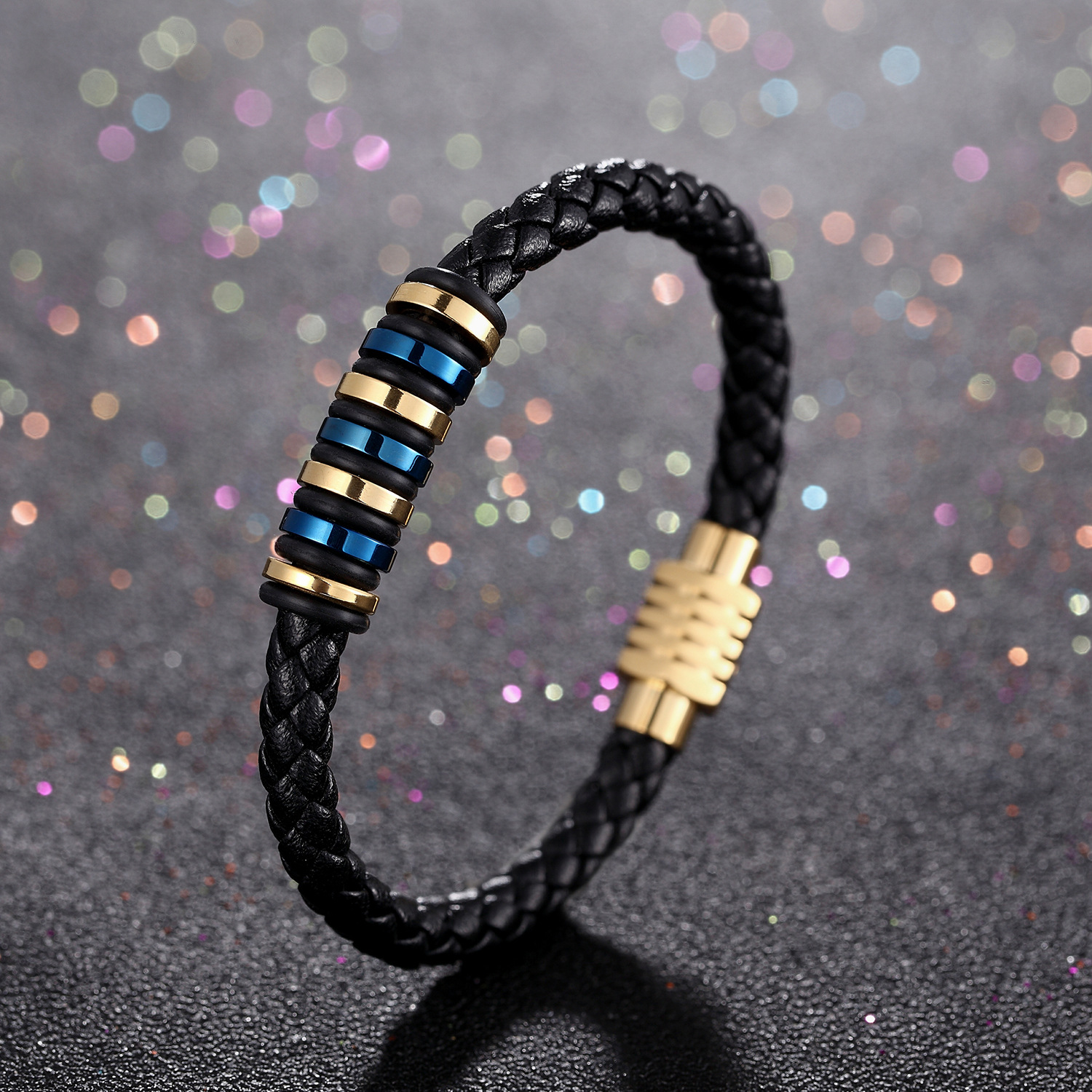 Stainless Steel Leather Bracelet Turntable Beaded Leather Bracelet Magnetic Buckle Men Bracelets Couple Bracelet Gift Dropshipping Wholesale With White Box
Stainless Steel Leather Bracelet Turntable Beaded Leather Bracelet Magnetic Buckle Men Bracelets Couple Bracelet Gift Dropshipping Wholesale With White Box