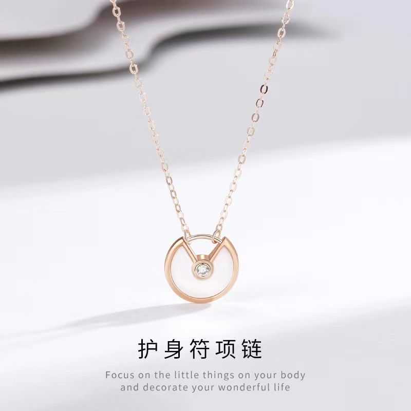 Bestseller S925 Sterling Silver Talisman Necklace Female Luxury Small Group Advanced Colorless Pendant Gift Fritillaria
Bestseller S925 Sterling Silver Talisman Necklace Female Luxury Small Group Advanced Colorless Pendant Gift Fritillaria