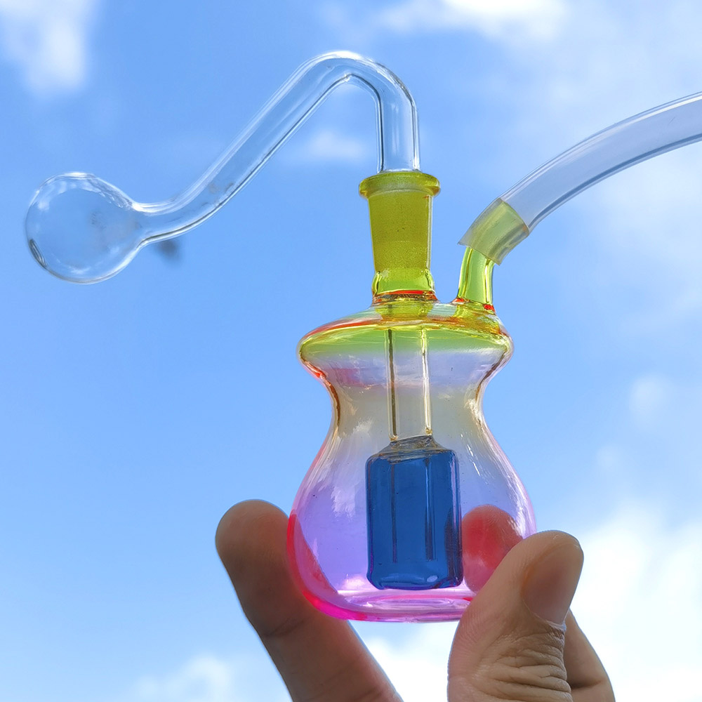 Glass Oil Burner Hookah Water Pipe Smoking Bong Pink & Yellow Glass Bubbler Cucurbit Pipe + Bowl
Glass Oil Burner Hookah Water Pipe Smoking Bong Pink & Yellow Glass Bubbler Cucurbit Pipe + Bowl