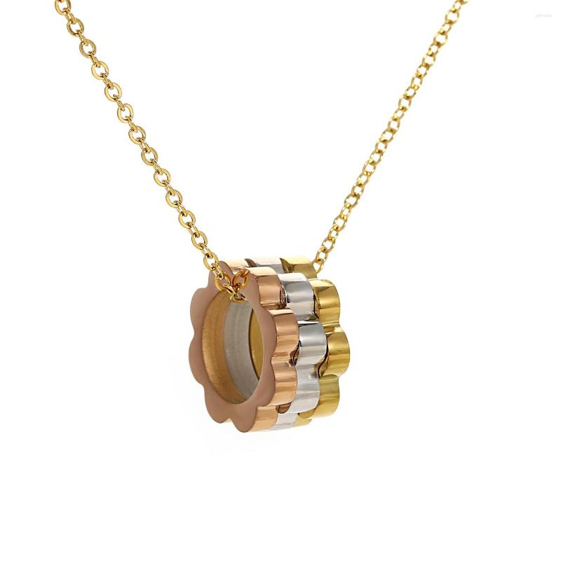Chains Rose Gold Silver Color Stainless Steel Necklace For Women Designer Pendant Link Chain Clavicle Collar Jewelry Neck 2023
Chains Rose Gold Silver Color Stainless Steel Necklace For Women Designer Pendant Link Chain Clavicle Collar Jewelry Neck 2023