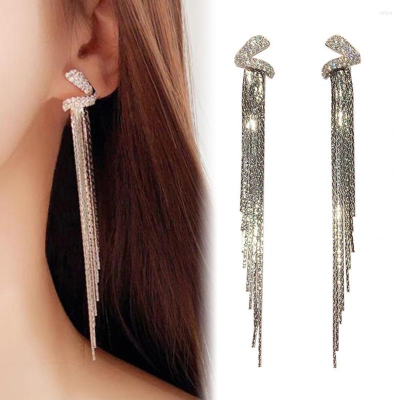 Stud Earrings 1 Pair Dangle Shiny Rhinestones Tassels Jewelry Japan Korean Style Long For Wedding
Stud Earrings 1 Pair Dangle Shiny Rhinestones Tassels Jewelry Japan Korean Style Long For Wedding