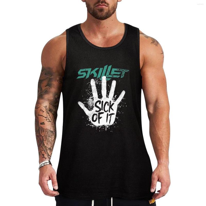 Men' Tank Tops Skillet Sick Of It Top Summer Cotton T-shirts Man Men' T Shirt Gym, Black
Men' Tank Tops Skillet Sick Of It Top Summer Cotton T-shirts Man Men' T Shirt Gym, Black
