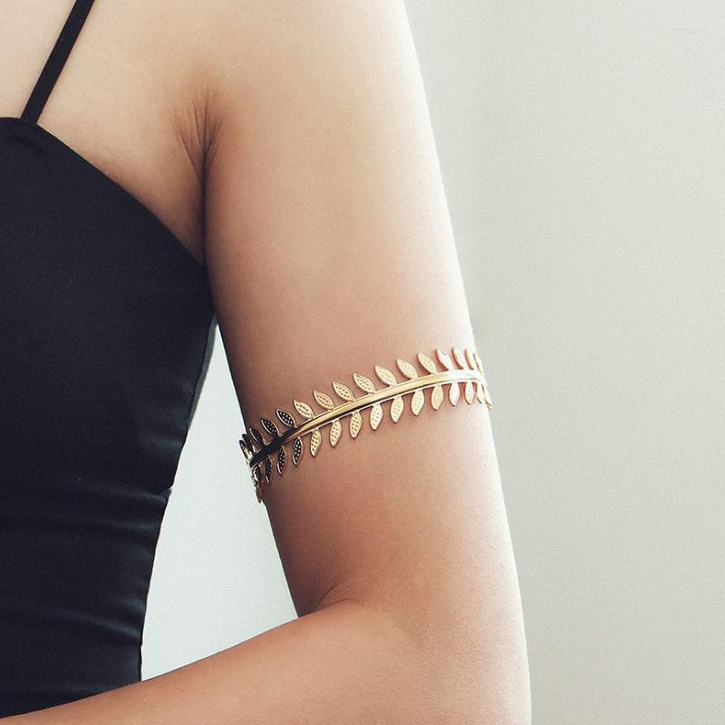 Bangle KAITIN Leaf Shaped Arm Bracelet For Women Personalized Metal Design Silver Gold Color Cuff Party Body Jewelry
Bangle KAITIN Leaf Shaped Arm Bracelet For Women Personalized Metal Design Silver Gold Color Cuff Party Body Jewelry