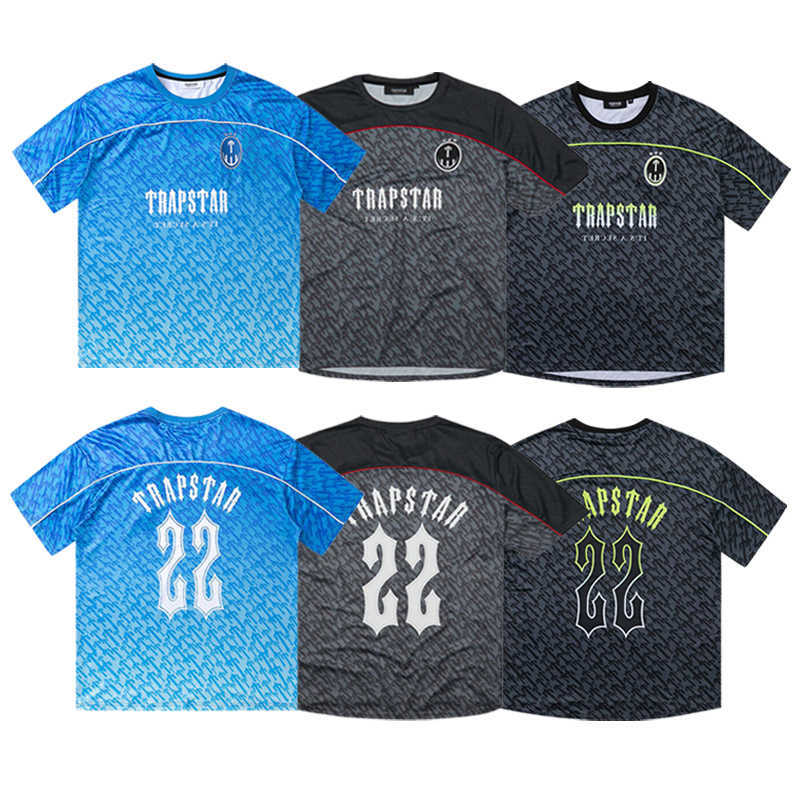Trapstar Football Jersey Designer Mens Shirt Mesh Short Sleeve Blue No.22 Sportswear T-shirt Leisure Trend Street Fashion 7p13, Purple
Trapstar Football Jersey Designer Mens Shirt Mesh Short Sleeve Blue No.22 Sportswear T-shirt Leisure Trend Street Fashion 7p13, Purple