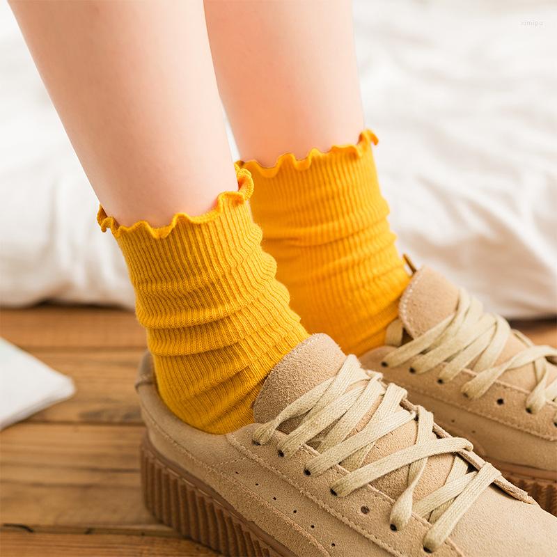 Women Socks Autumn And Winter Cotton Thin Style Women's Solid Color Wooden Ear Edge Retro Ankle Boots Stockings, Black
Women Socks Autumn And Winter Cotton Thin Style Women's Solid Color Wooden Ear Edge Retro Ankle Boots Stockings, Black