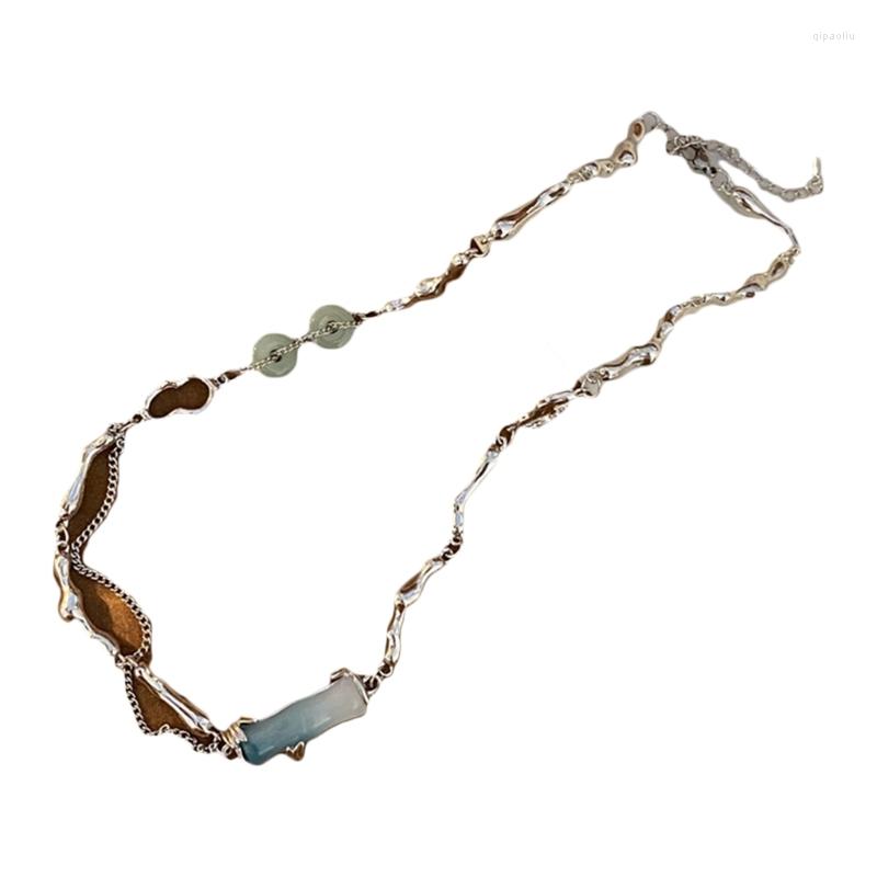 Pendant Necklaces R2LE Crystal Jade Necklace Tassel Charm For Women Girl Valentines Day Cleavicle Chain
Pendant Necklaces R2LE Crystal Jade Necklace Tassel Charm For Women Girl Valentines Day Cleavicle Chain