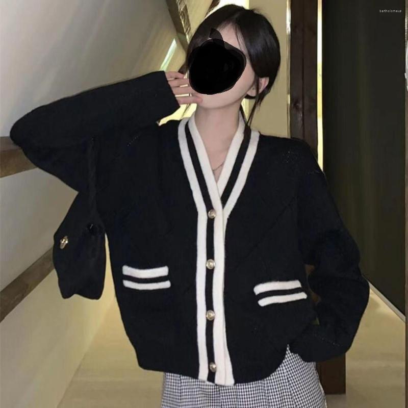 Women's Knits Knitwears Women Sweater Knitting Cardigan Hitting Of Women's Wear Long-sleeved Spring, Black
Women's Knits Knitwears Women Sweater Knitting Cardigan Hitting Of Women's Wear Long-sleeved Spring, Black