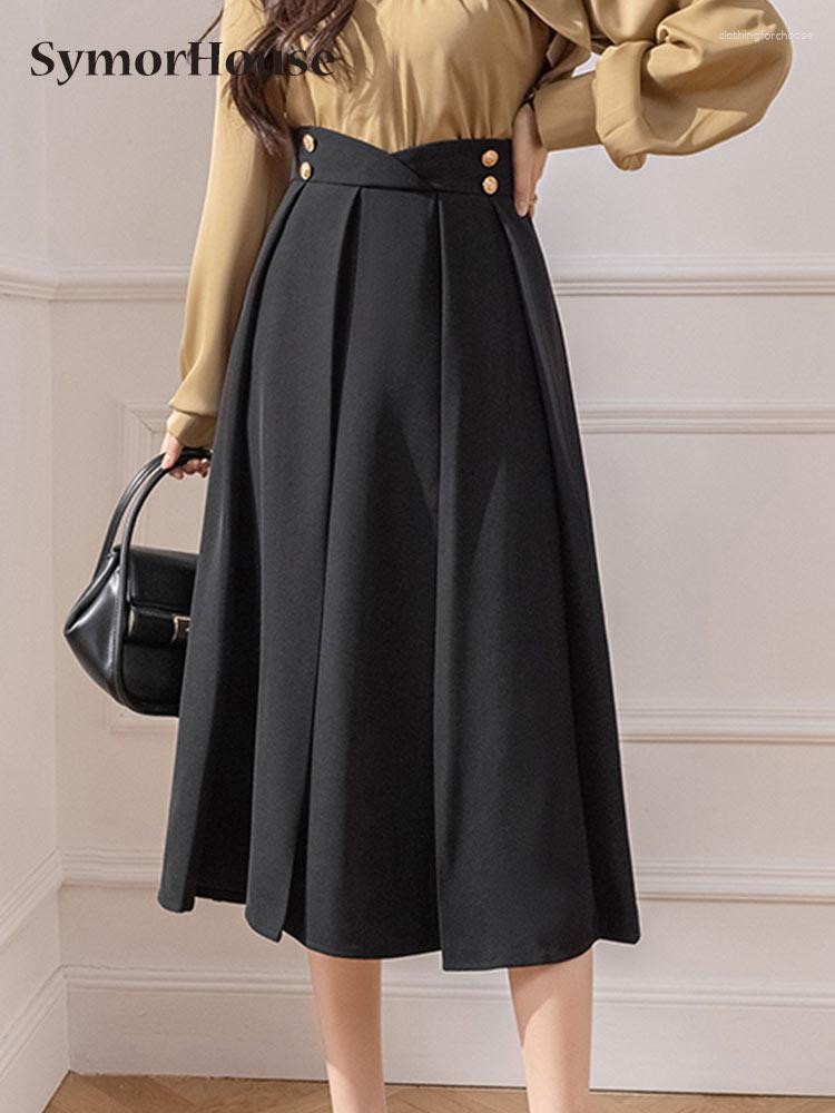 Skirts Spring Summer Autumn Folds Women High Waist Loose A-Line Office Lady Solid Pleated Skirt Fashion Streetwear Bottom, Black
Skirts Spring Summer Autumn Folds Women High Waist Loose A-Line Office Lady Solid Pleated Skirt Fashion Streetwear Bottom, Black