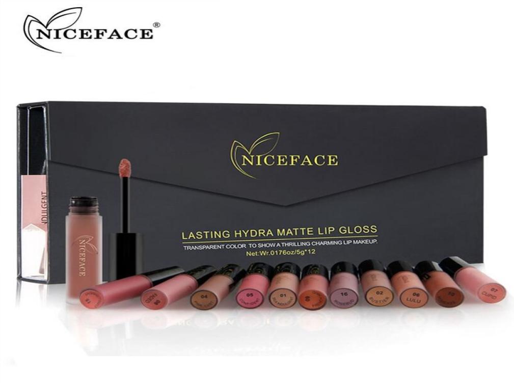 NICEFACE 12 Colors Lip Gloss Matte Liquid Lipstick Sexy Paint Waterproof Longlasting Hydra Lips Makeup Kit6267180, Mixed color
NICEFACE 12 Colors Lip Gloss Matte Liquid Lipstick Sexy Paint Waterproof Longlasting Hydra Lips Makeup Kit6267180, Mixed color