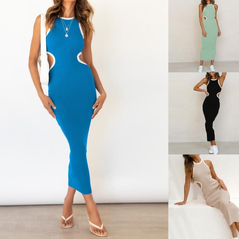 Casual Dresses F42F Clothing Women Summer Tanks Top Dress Solid Color Sleeveless Back Hollows Bodycon High-waisted Streetwear, Black
Casual Dresses F42F Clothing Women Summer Tanks Top Dress Solid Color Sleeveless Back Hollows Bodycon High-waisted Streetwear, Black