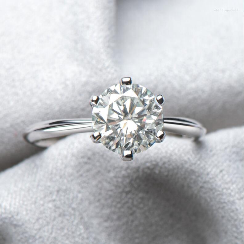 Cluster Rings Real 1 D Color Moissanite Wedding For Women Top Quality 18K White Gold 925 Sterling Silver Jewelry
Cluster Rings Real 1 D Color Moissanite Wedding For Women Top Quality 18K White Gold 925 Sterling Silver Jewelry