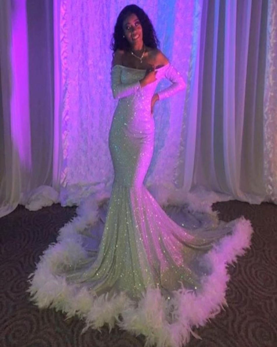 Saudi Arabic Dubai Silver Prom Dresses With Feather Off The Shoulder Sequined Evening Gowns Pageant Red Carpet Reflective Gowns3819891, Dark red
Saudi Arabic Dubai Silver Prom Dresses With Feather Off The Shoulder Sequined Evening Gowns Pageant Red Carpet Reflective Gowns3819891, Dark red