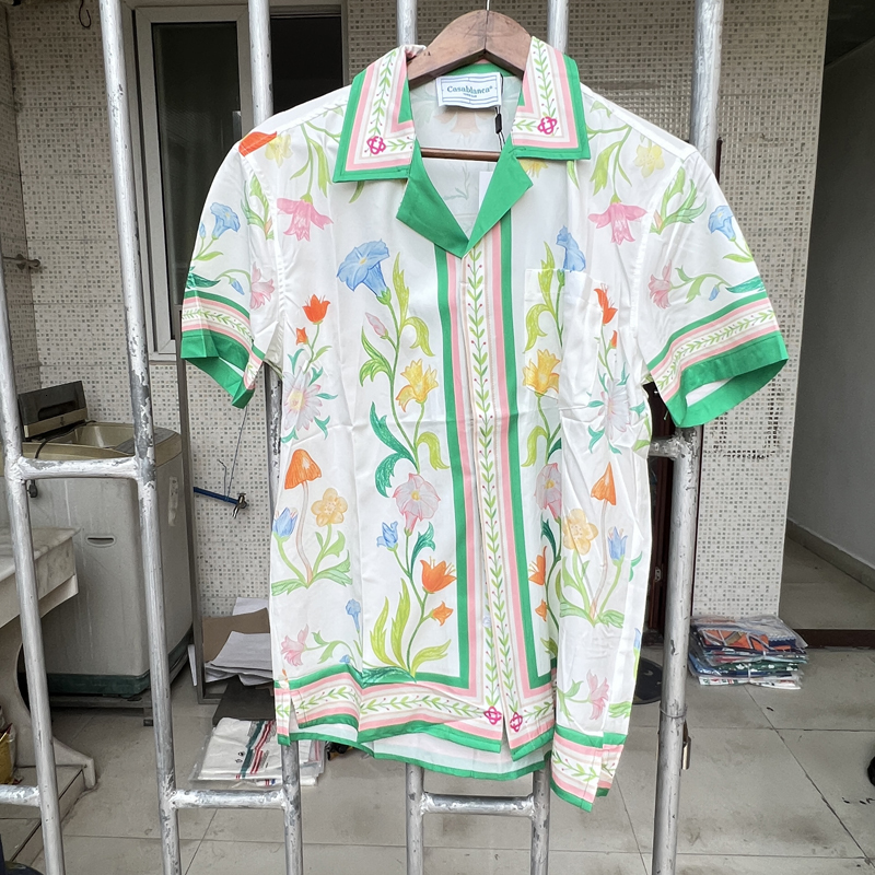 Men's Dress Shirts Plant Print Casablanca Plain Shirt Couple Casual Real Picture Mens Designer Clothes One Day Ship Out Men Clothing 230628
Men's Dress Shirts Plant Print Casablanca Plain Shirt Couple Casual Real Picture Mens Designer Clothes One Day Ship Out Men Clothing 230628