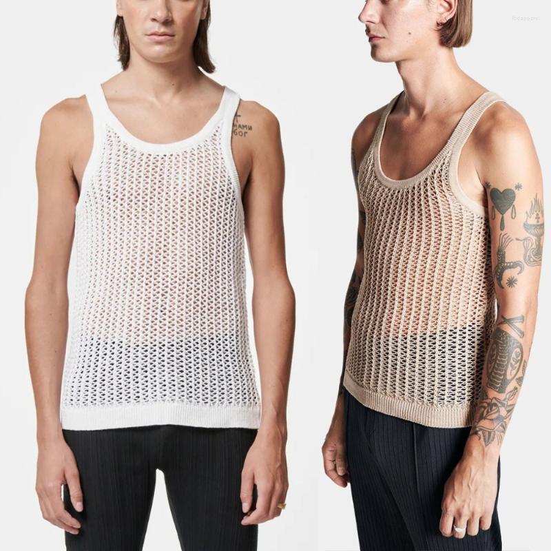 Men' Tank Tops Men' Mesh Top Summer White Bottomed Sweater Loose Fitness Sports Vest Knit Sleeveless Men, Black
Men' Tank Tops Men' Mesh Top Summer White Bottomed Sweater Loose Fitness Sports Vest Knit Sleeveless Men, Black