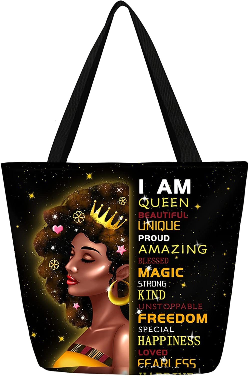 Shopping Bags African American Black Girl Tote Bag Waterproof Shoulder Handbag For Work School Travel Business Beach 230628
Shopping Bags African American Black Girl Tote Bag Waterproof Shoulder Handbag For Work School Travel Business Beach 230628