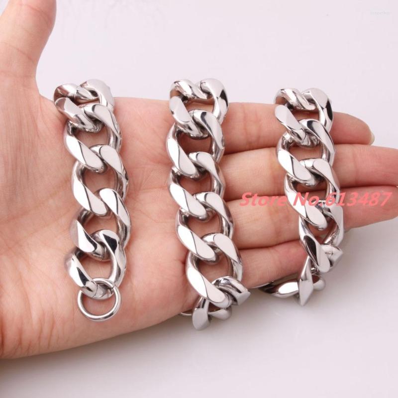 Chains Heavy 19mm 316L Stainless Steel Necklace Silver Color Cuban Curb Chain Mens Jewelry Christmas Gift 7-40"
Chains Heavy 19mm 316L Stainless Steel Necklace Silver Color Cuban Curb Chain Mens Jewelry Christmas Gift 7-40"