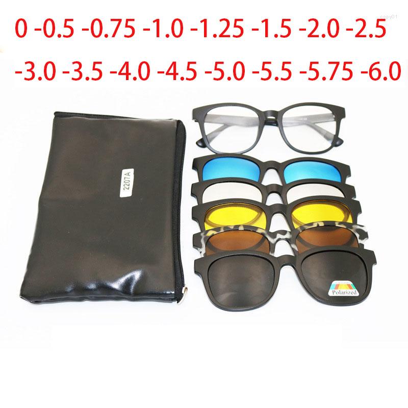 Sunglasses Frames 0 -1 -1.5 -2 -2.5 -3 -3.5 -4 Oval Polarized Finished Myopia Eyewear Magnet 5 Clip Glasses 2207
Sunglasses Frames 0 -1 -1.5 -2 -2.5 -3 -3.5 -4 Oval Polarized Finished Myopia Eyewear Magnet 5 Clip Glasses 2207