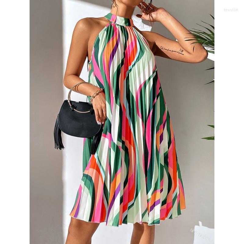 Casual Dresses Fashion Pullover Irregular Rainbow Midi Dress Sexy Sleeveless 2023 Ladies Strapless Halterneck, Green
Casual Dresses Fashion Pullover Irregular Rainbow Midi Dress Sexy Sleeveless 2023 Ladies Strapless Halterneck, Green