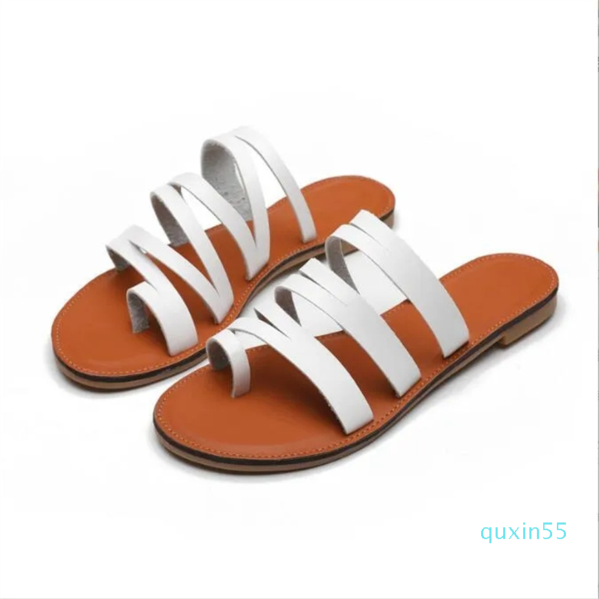 Sandals for Women Flat Beach Shoes Toe Ring Indoor Outdoor Anti-skidding Flat Fashion Lady Sandal, As picture show
Sandals for Women Flat Beach Shoes Toe Ring Indoor Outdoor Anti-skidding Flat Fashion Lady Sandal, As picture show