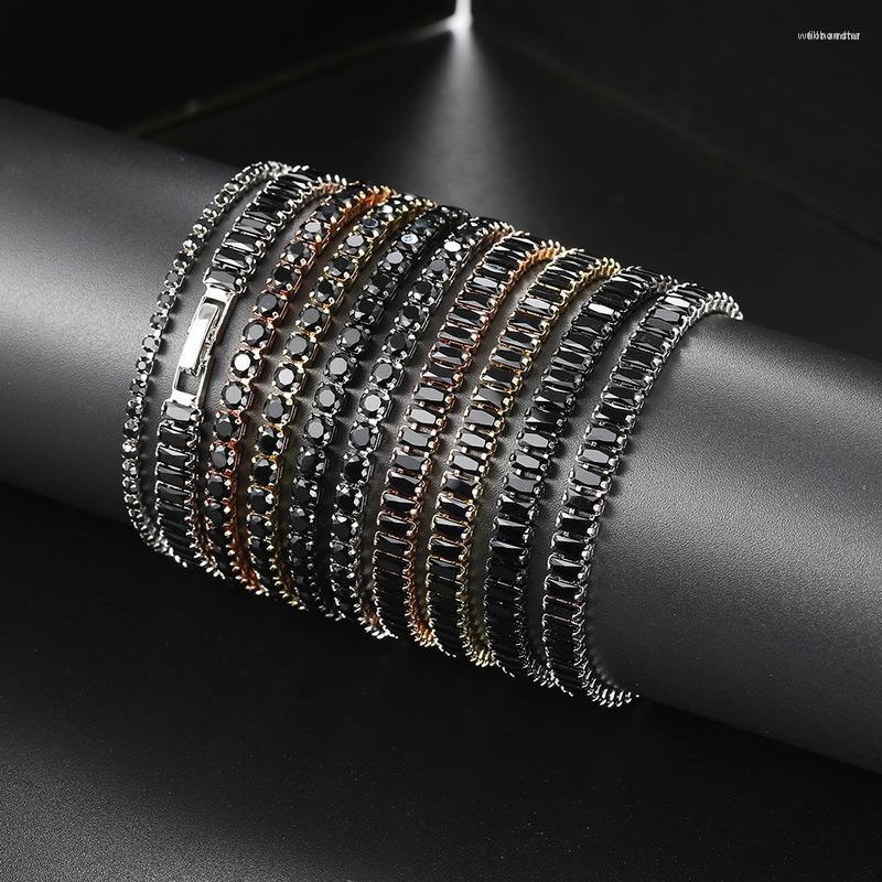 Link Bracelets 2023 Fashion Black Geometry Zircon Tennis Bracelet For Women Men Simple Personality Charm Bangles Wedding Party Jewelry Gift
Link Bracelets 2023 Fashion Black Geometry Zircon Tennis Bracelet For Women Men Simple Personality Charm Bangles Wedding Party Jewelry Gift
