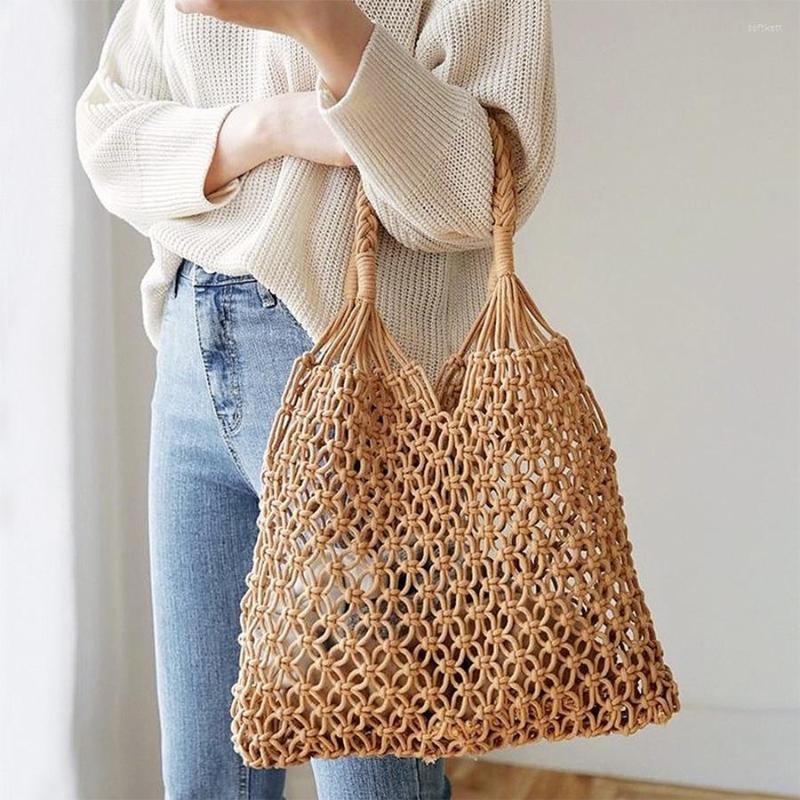 Evening Bags Hollow Out Woven Bag Cotton Lining Straw For Summer Beach Female Reticulate Handbag Travel Rope Netted, Beige
Evening Bags Hollow Out Woven Bag Cotton Lining Straw For Summer Beach Female Reticulate Handbag Travel Rope Netted, Beige