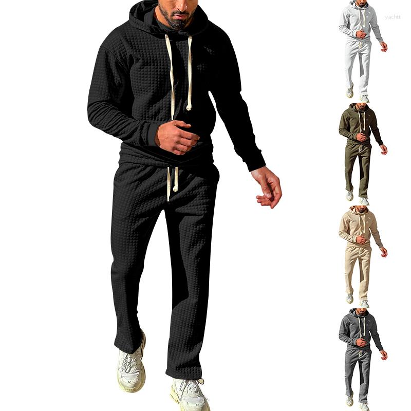 Men's Tracksuits Spring And Autumn Sportswear 2-piece Long Sleeve Hoodie Pants Solid Color Set, Black
Men's Tracksuits Spring And Autumn Sportswear 2-piece Long Sleeve Hoodie Pants Solid Color Set, Black