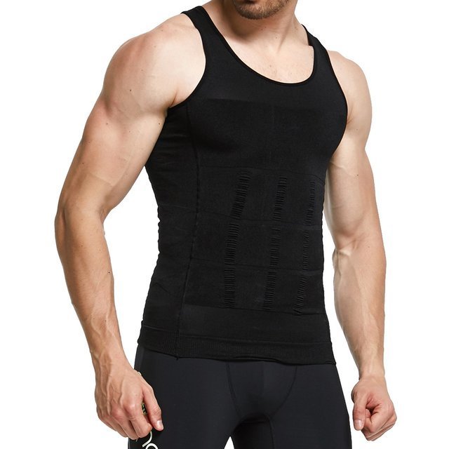 Waist Tummy Shaper Men's Tank Corset Tops Body Shaper Slimming Shirt Elastic Sculpting Vest Slimming Body Shapewear Corset Vest 230629