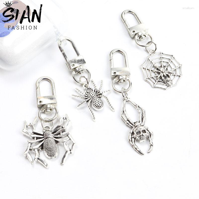 Keychains Punk Spider Earphone Case Pendant Holder Halloween Specter Keyrings Key Chains For Headphone Box Jewelry Gifts
Keychains Punk Spider Earphone Case Pendant Holder Halloween Specter Keyrings Key Chains For Headphone Box Jewelry Gifts