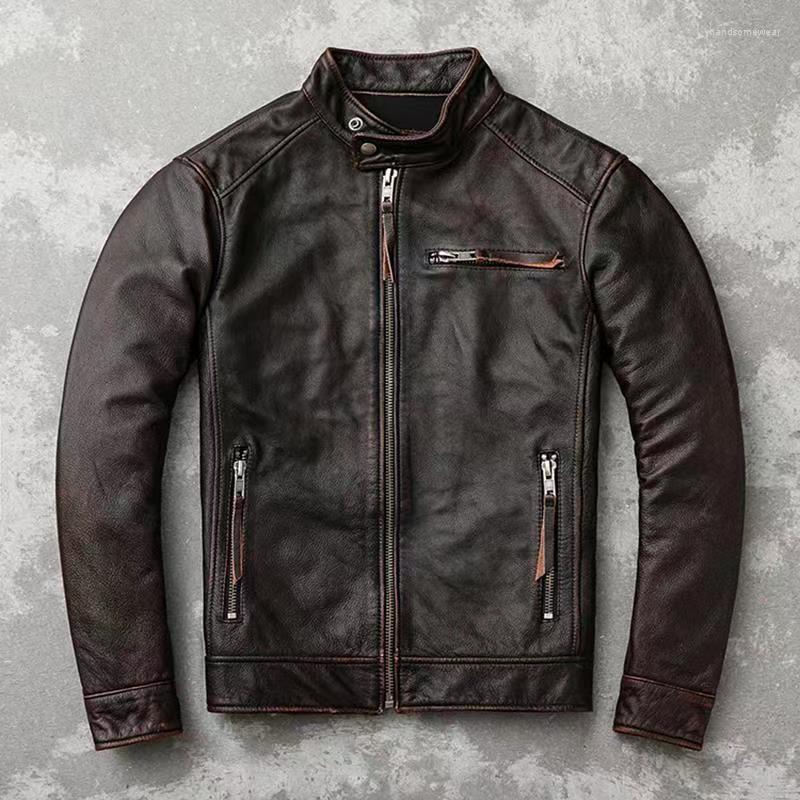Men's jacket designer autumn fashion leather jacket outdoor motorcycle style zipper pocket design long sleeve motorcycle coat classic style hands