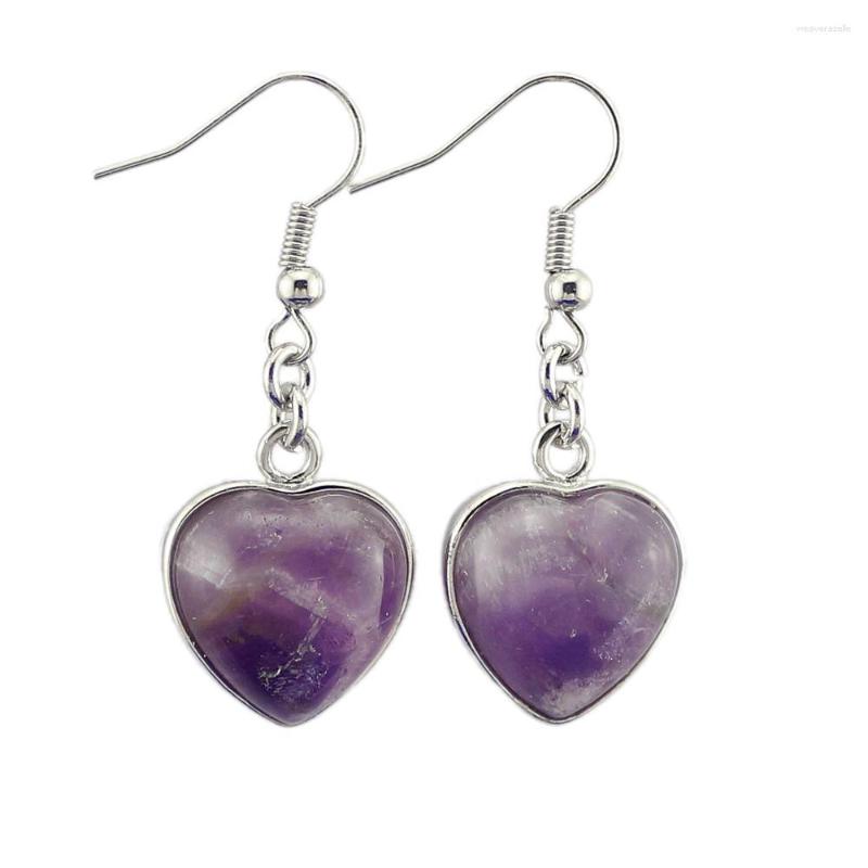 Dangle Earrings Heart Pendant Jewelry Reiki Natural Stone Lapis Lazuli Quartz Amethysts Opal Earring Wedding Love Women
Dangle Earrings Heart Pendant Jewelry Reiki Natural Stone Lapis Lazuli Quartz Amethysts Opal Earring Wedding Love Women
