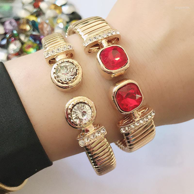 Charm Bracelets NeeFuWoFu 10mm Spring Open Bracelet Copper Gold Color Crystal Bohemia De Madera Pulseira Estrela Cinco Women
Charm Bracelets NeeFuWoFu 10mm Spring Open Bracelet Copper Gold Color Crystal Bohemia De Madera Pulseira Estrela Cinco Women