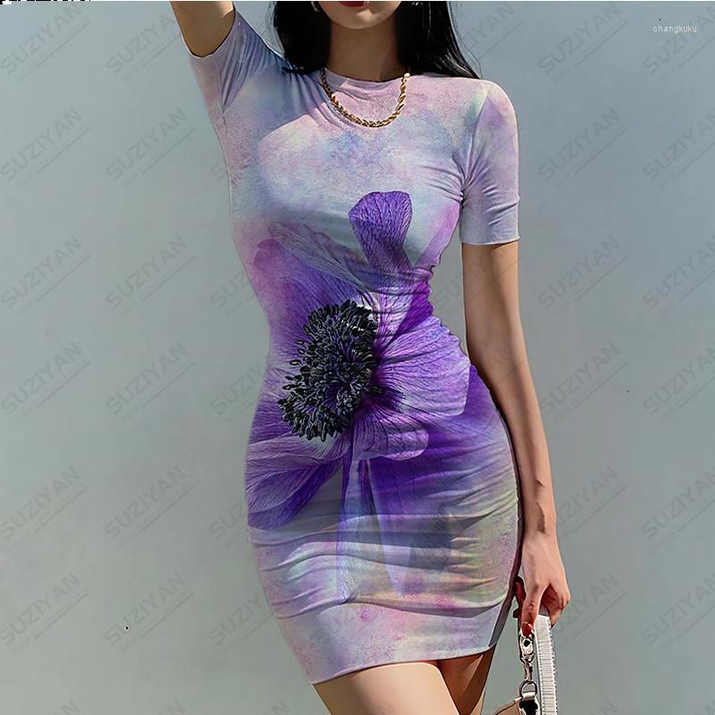Casual Dresses 2023 Summer Selling Women's Short Sleeve Round Neck Skirt With Sexy Flower 3D Printing Fashion Breathable Wrap Hip, Pm3629tsds
Casual Dresses 2023 Summer Selling Women's Short Sleeve Round Neck Skirt With Sexy Flower 3D Printing Fashion Breathable Wrap Hip, Pm3629tsds