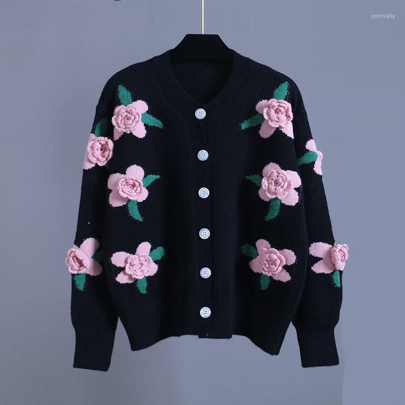 Women's Knits 2023 Autumn Spring Womens Knit Cardigan Sweaters Drop Woman Green Knitted Appliques Hand Hook Flowers, White
Women's Knits 2023 Autumn Spring Womens Knit Cardigan Sweaters Drop Woman Green Knitted Appliques Hand Hook Flowers, White