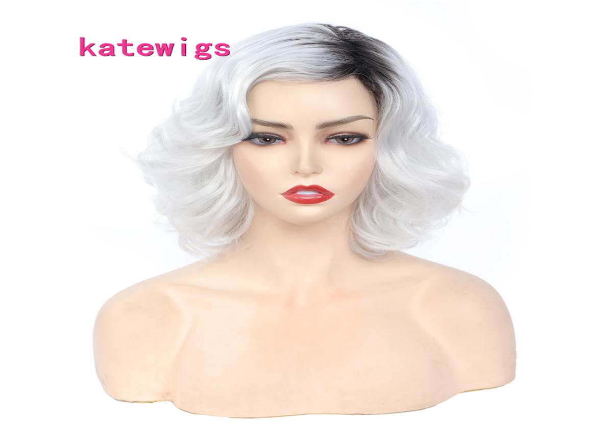 Synthetic Short Black Ombre Silver Gray Natural Wave Wigs For Women Cosplay Wig Girl Hair High Temperature Fiber4785999, Ombre color
Synthetic Short Black Ombre Silver Gray Natural Wave Wigs For Women Cosplay Wig Girl Hair High Temperature Fiber4785999, Ombre color