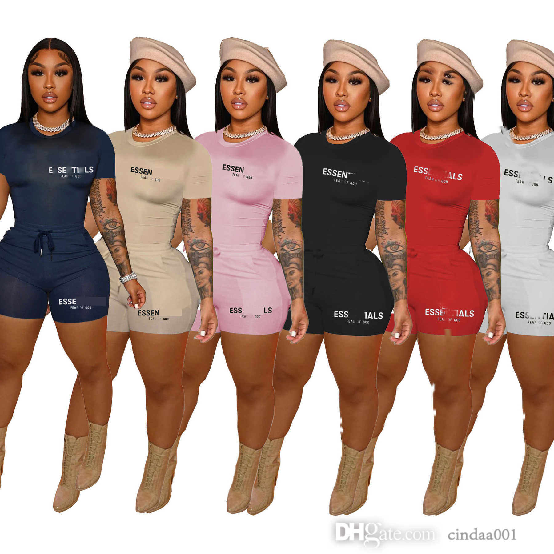 Designer Clothing Womens Tracksuits Summer Sports Outfits Ladies Two Piece Shorts Set Letter Printed Short Sleeve T Shirt And Shorts Jogging Suits, Style a mix colors
Designer Clothing Womens Tracksuits Summer Sports Outfits Ladies Two Piece Shorts Set Letter Printed Short Sleeve T Shirt And Shorts Jogging Suits, Style a mix colors