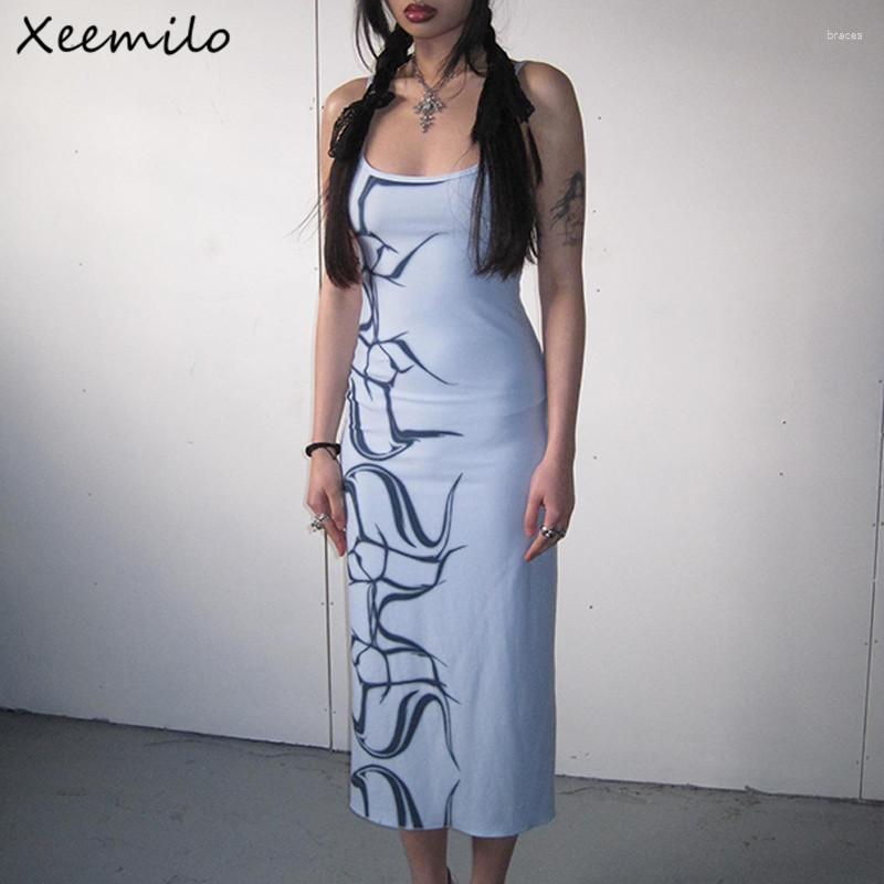 Casual Dresses Xeemilo Sexy Crack Print Suspender Dress Elegant Low-cut Sleeveless Tight Maxi Retro 2023 Summer Streetwear Female Robe, Blue
Casual Dresses Xeemilo Sexy Crack Print Suspender Dress Elegant Low-cut Sleeveless Tight Maxi Retro 2023 Summer Streetwear Female Robe, Blue