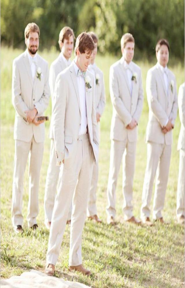 Tailored Ivory Linen Men Suits for Wedding Groom Tuxedos Beige Men Blazer Casual Jacket 3 Piece Slim Fit Terno Masculino Groo7274404, Khaki
Tailored Ivory Linen Men Suits for Wedding Groom Tuxedos Beige Men Blazer Casual Jacket 3 Piece Slim Fit Terno Masculino Groo7274404, Khaki
